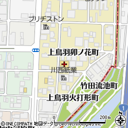 タイヤランド京都周辺の地図