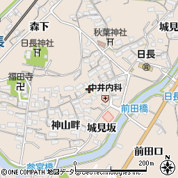 愛知県知多市日長神山畔44周辺の地図
