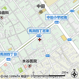 韓丼　静岡店周辺の地図