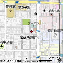 中芳青果市場周辺の地図