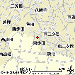愛知県知多市岡田東歩田29周辺の地図