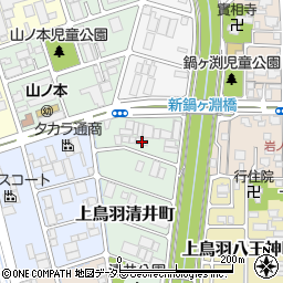 京都府京都市南区上鳥羽清井町226周辺の地図