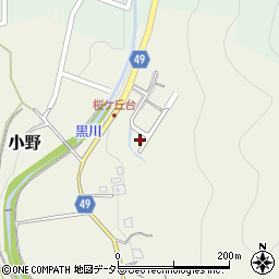 兵庫県三田市小野1231周辺の地図