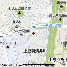 京都府京都市南区上鳥羽清井町229周辺の地図
