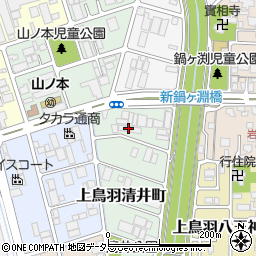 京都府京都市南区上鳥羽清井町227周辺の地図