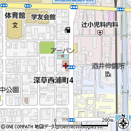 京都地方法務局伏見法務総合庁舎周辺の地図