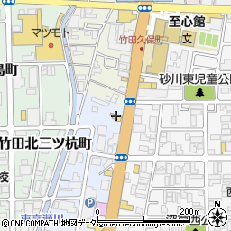 とくの屋伏見竹田店周辺の地図