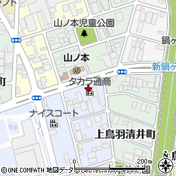 京都府京都市南区上鳥羽金仏町23周辺の地図