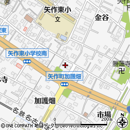 愛知県岡崎市矢作町加護畑85周辺の地図