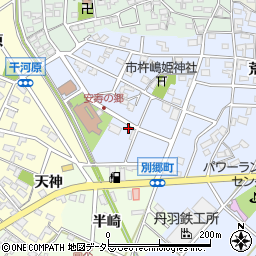 愛知県安城市別郷町油石112-3周辺の地図