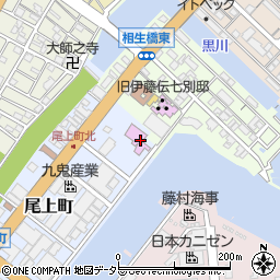 【貸切】YOKKAICHI HARBOR 尾上別荘 〜貸切専用ページ〜周辺の地図