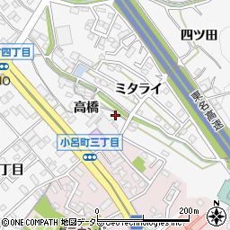 愛知県岡崎市小呂町高橋33周辺の地図