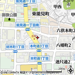 吉田時計店周辺の地図
