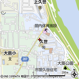 京都府京都市南区久世大藪町104周辺の地図