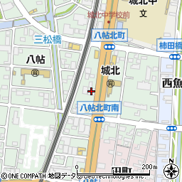 イオ信用組合岡崎支店周辺の地図