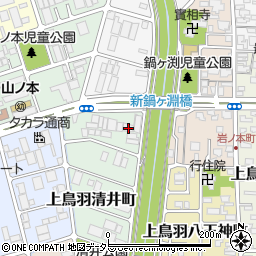 京都府京都市南区上鳥羽清井町215周辺の地図
