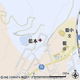 兵庫県三田市藍本4087周辺の地図