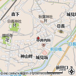 愛知県知多市日長神山畔41周辺の地図