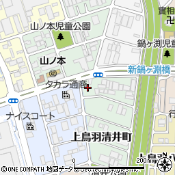 京都府京都市南区上鳥羽清井町202周辺の地図