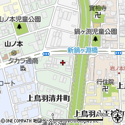 京都府京都市南区上鳥羽清井町214周辺の地図