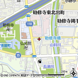 京都府京都市山科区勧修寺風呂尻町3周辺の地図
