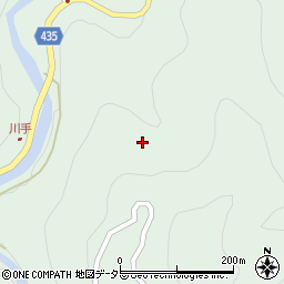 愛知県新城市作手高松中山周辺の地図
