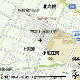 愛知県刈谷市小垣江町上沢渡50-54周辺の地図