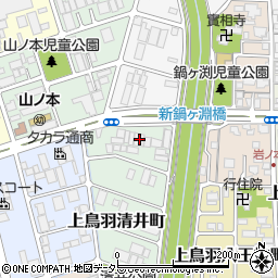 京都府京都市南区上鳥羽清井町213周辺の地図
