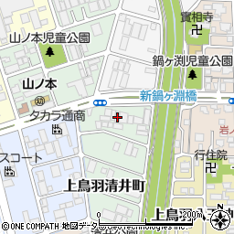 京都府京都市南区上鳥羽清井町212周辺の地図