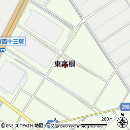 愛知県刈谷市小垣江町東高根周辺の地図