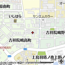 京都府京都市南区吉祥院嶋高町15周辺の地図