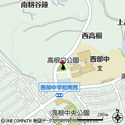 高根口公園周辺の地図