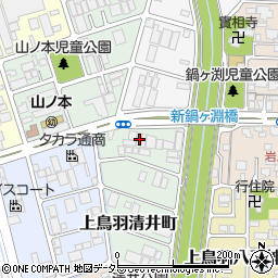 京都府京都市南区上鳥羽清井町210周辺の地図