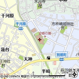 愛知県安城市別郷町油石105周辺の地図