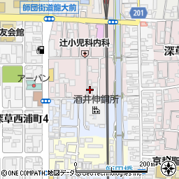 京都府京都市伏見区深草綿森町38-4周辺の地図