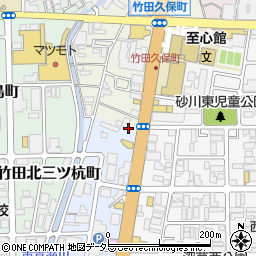 大東建託リーシング京都店周辺の地図