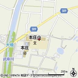兵庫県三田市東本庄1910周辺の地図