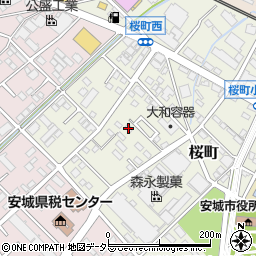 セジュール桜町周辺の地図