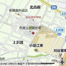 愛知県刈谷市小垣江町上沢渡50-46周辺の地図