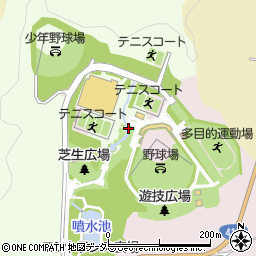県立館山運動公園周辺の地図