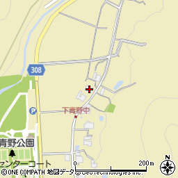 兵庫県三田市下青野286周辺の地図