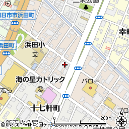 北浜田マンションＢ棟周辺の地図