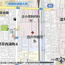 京都府京都市伏見区深草綿森町38-9周辺の地図