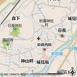 愛知県知多市日長神山畔39周辺の地図