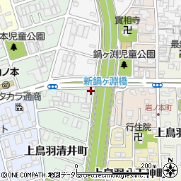 京都府京都市南区上鳥羽清井町217周辺の地図