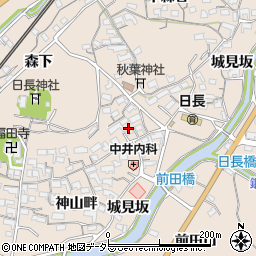 愛知県知多市日長神山畔36周辺の地図
