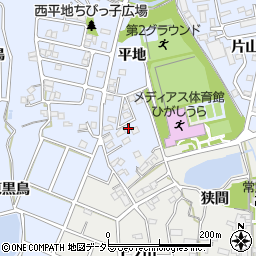 愛知県知多郡東浦町石浜中平地周辺の地図