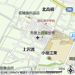愛知県刈谷市小垣江町上沢渡50-61周辺の地図