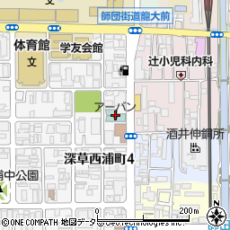 アーバンホテル京都周辺の地図