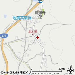 大阪府豊能郡能勢町地黄1165-1周辺の地図